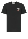 Moschino T-shirt With Logo Patch In Black