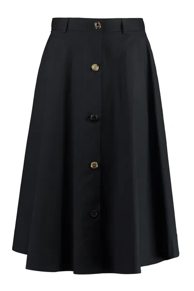 MOSCHINO COTTON MIDI SKIRT