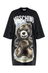 Moschino Teddy Bear-print T-shirt Mini Dress In Black