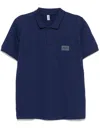 Moschino Cotton Polo Shirt In Blue