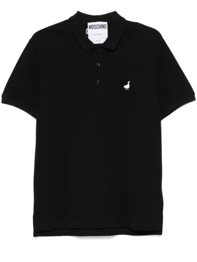 Tシャツ・カットソー MOSCHINO Men Polo Shirts A0718 20391555 BLACK MOSCHINO Men Polo Shirts A0718 20391555 BLACK (Moschino/T