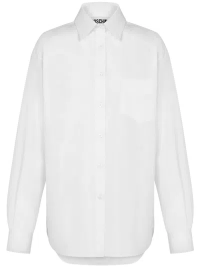 Moschino Cotton Shirt In White