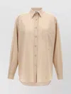 Moschino Slightly Loose-fitting Cotton Shirt With Patch Pocket