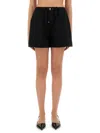 Moschino Drawstring Elastic Waist Shorts