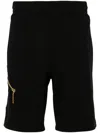Moschino Cotton Shorts In Schwarz