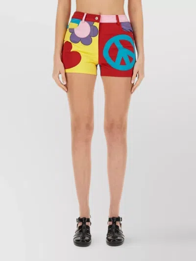 MOSCHINO COTTON SHORTS WITH POCKETS