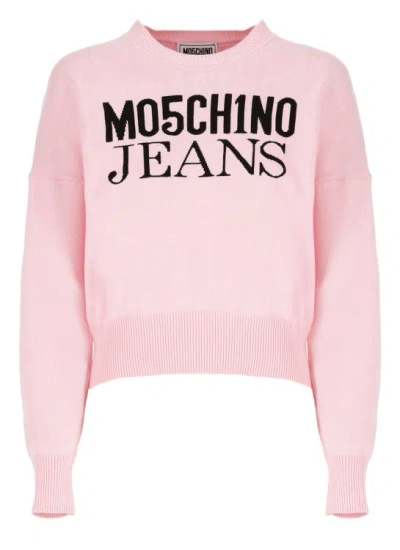 Moschino Cotton Sweater In Pink