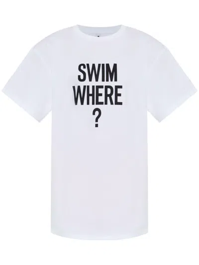 Moschino Cotton T-shirt In 白色