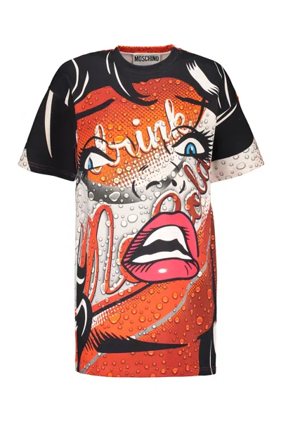 MOSCHINO COTTON T-SHIRT DRESS