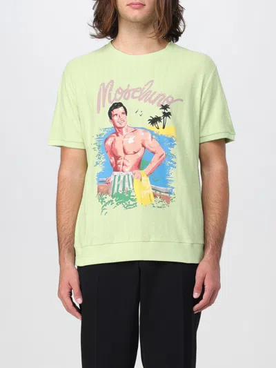 Moschino T-shirt  Couture Men Color Green