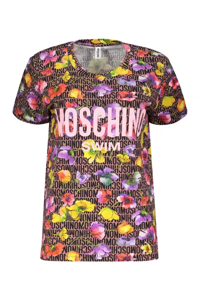 Moschino Cotton T-shirt In Multicolor