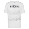 Moschino Couture Message Print T-shirt In White