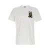 Moschino Teddy Logo Print Crewneck T-shirt In White
