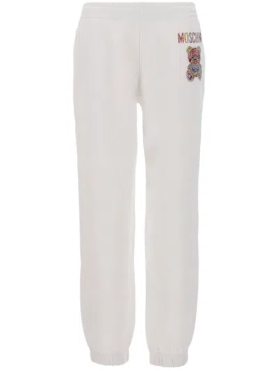 MOSCHINO COTTON TRACK PANTS