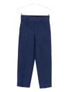Moschino Cotton Trousers In Blue