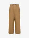 Moschino Drawstring Casual Pants In Brown