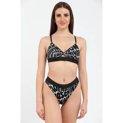Moschino Cotton Women's Bikini In Black