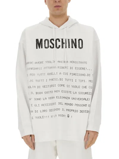 Moschino Couture Archive Message Hoodie In Multi