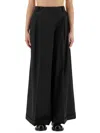 Moschino Couture Asymmetrical Wool Pants