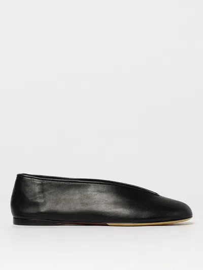 Moschino Ballet Flats  Couture Woman Colour Black