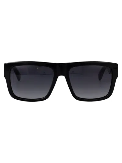 Moschino Couture Black Acetate Sunglasses