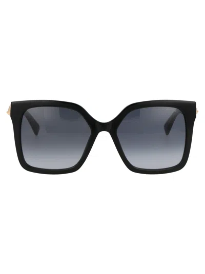 Moschino Couture Black Acetate Sunglasses