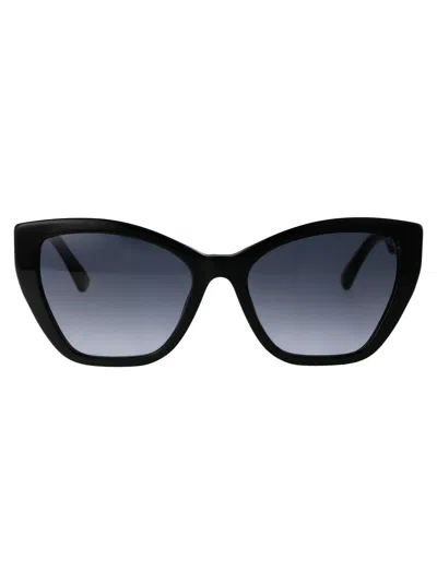 Moschino Couture Black Acetate Sunglasses