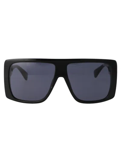 Moschino Couture Black Acetate Sunglasses