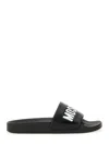 Moschino Couture Black Sandals In Black