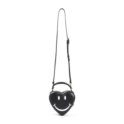 Moschino Couture Black Smile Polypropylene Shoulder Bag