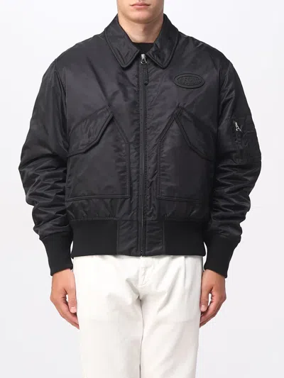 Moschino Couture Bomber Jacket In Nylon In 黑色