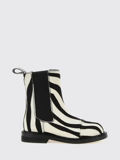 Moschino Couture Boots Woman Color White