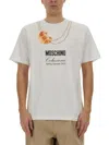 Moschino Crew Neck Graphic Print Short Sleeves T-shirt
