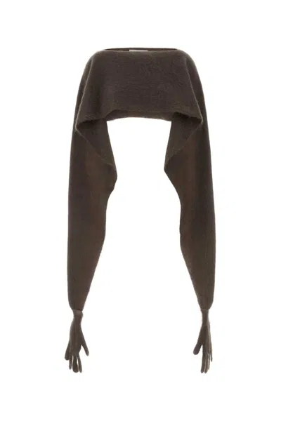 Moschino Couture Brown Mohair Blend Cape