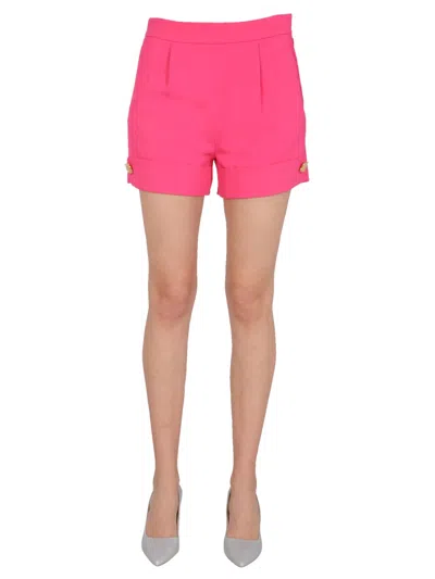 Moschino Couture Cady Shorts In Pink