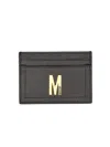 Moschino Couture Card Holder With Gold Plaque