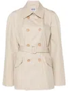 Moschino Couture Chain Link Detail Trench Coat