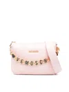 Moschino Couture Chain Link Logo Shoulder Bag In Pink