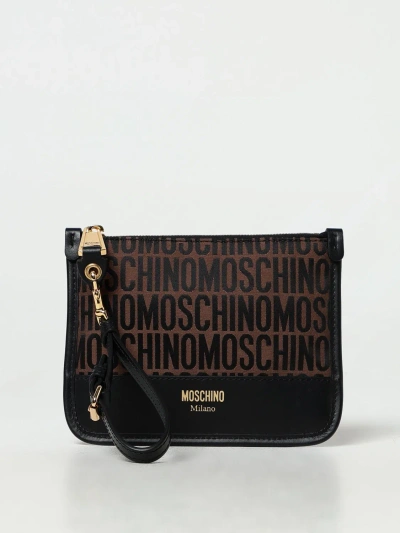 Moschino Clutch  Couture Woman Colour Brown