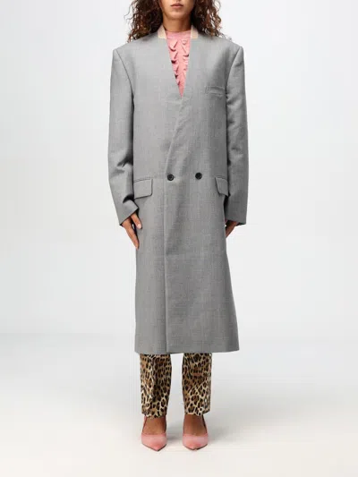 Moschino Coat  Couture Woman Color Grey