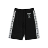 Moschino Couture Couture Contrasting Band Shorts In Black