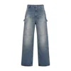 Moschino Couture Cotton Jeans In Blue