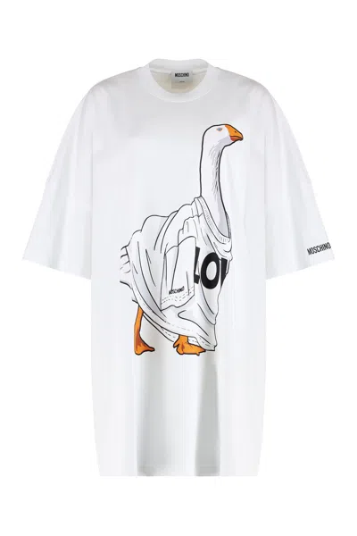 MOSCHINO MOSCHINO COUTURE COTTON MINI-DRESS