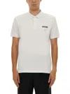 Moschino Polo Collar Short Sleeves T-shirt In White