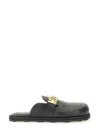 Moschino Couture Couture Sabo With Logo Lettering In Black