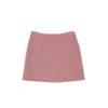 Moschino Textured Wool Mini Skirt