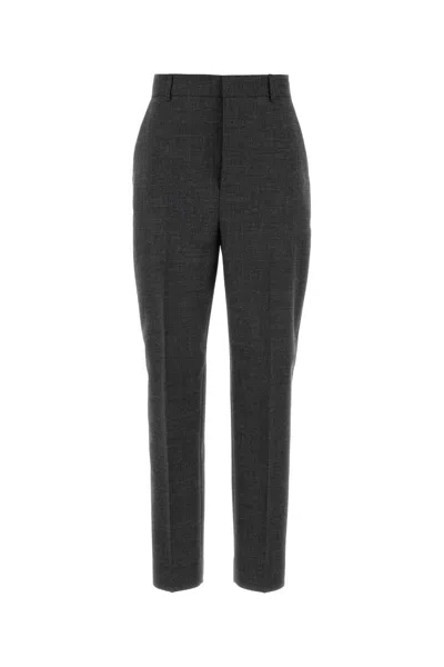 Moschino Couture Dark Grey Wool Pant In Black
