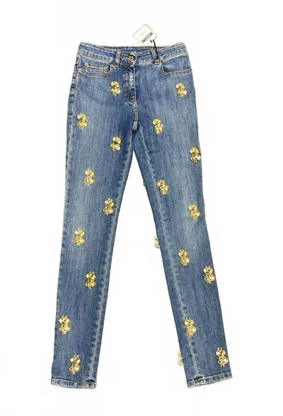Moschino Couture Denim In Animal Print