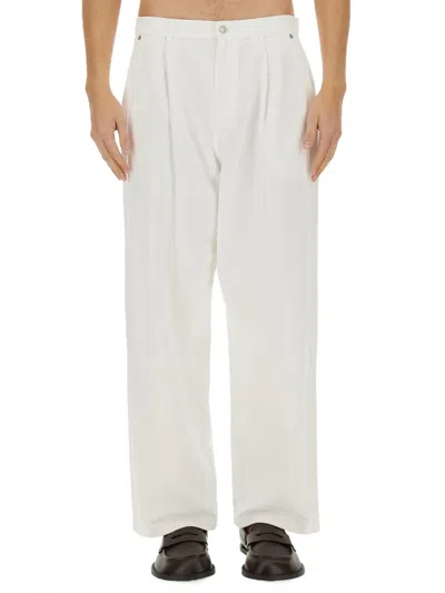Moschino Couture Beige Wool Silk Sweater In White