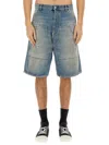 Moschino Distressed Denim Shorts
